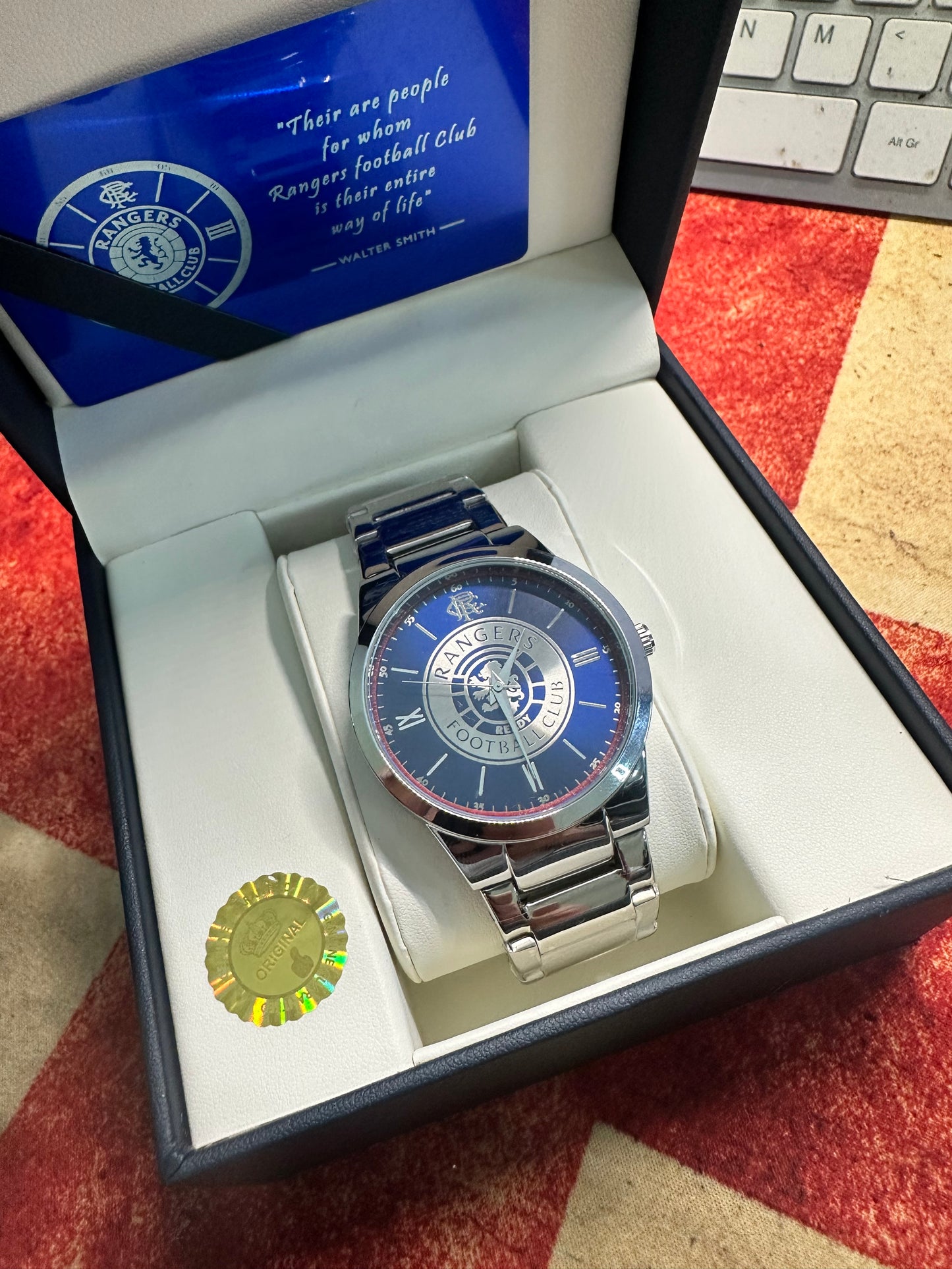 Glasgow Rangers Designer Watch precison crafted