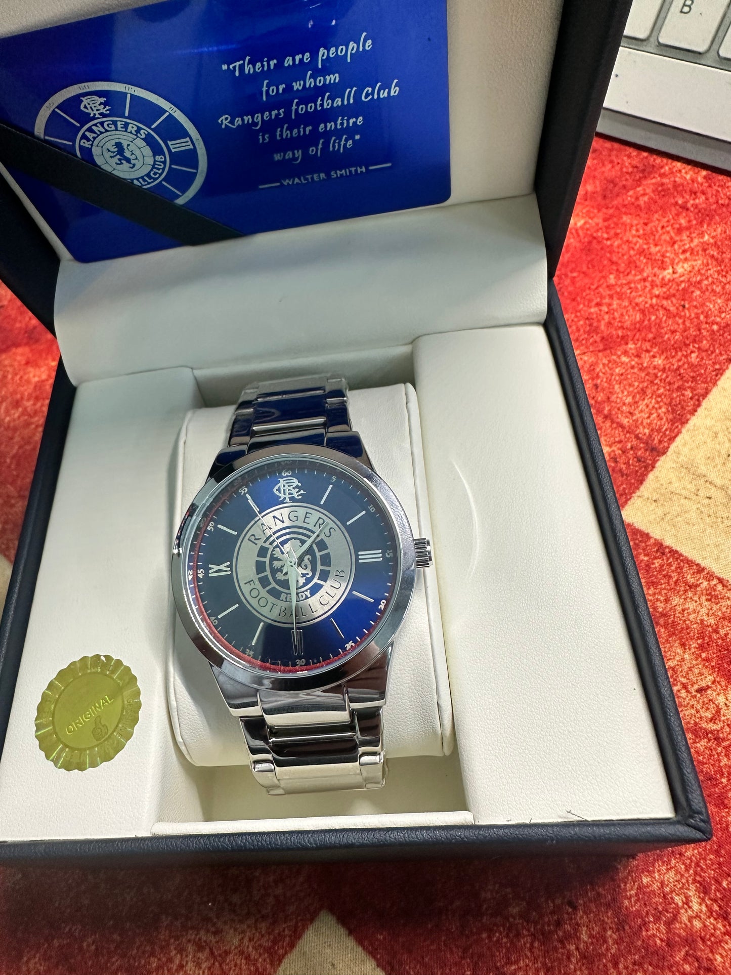 Glasgow Rangers Designer Watch precison crafted