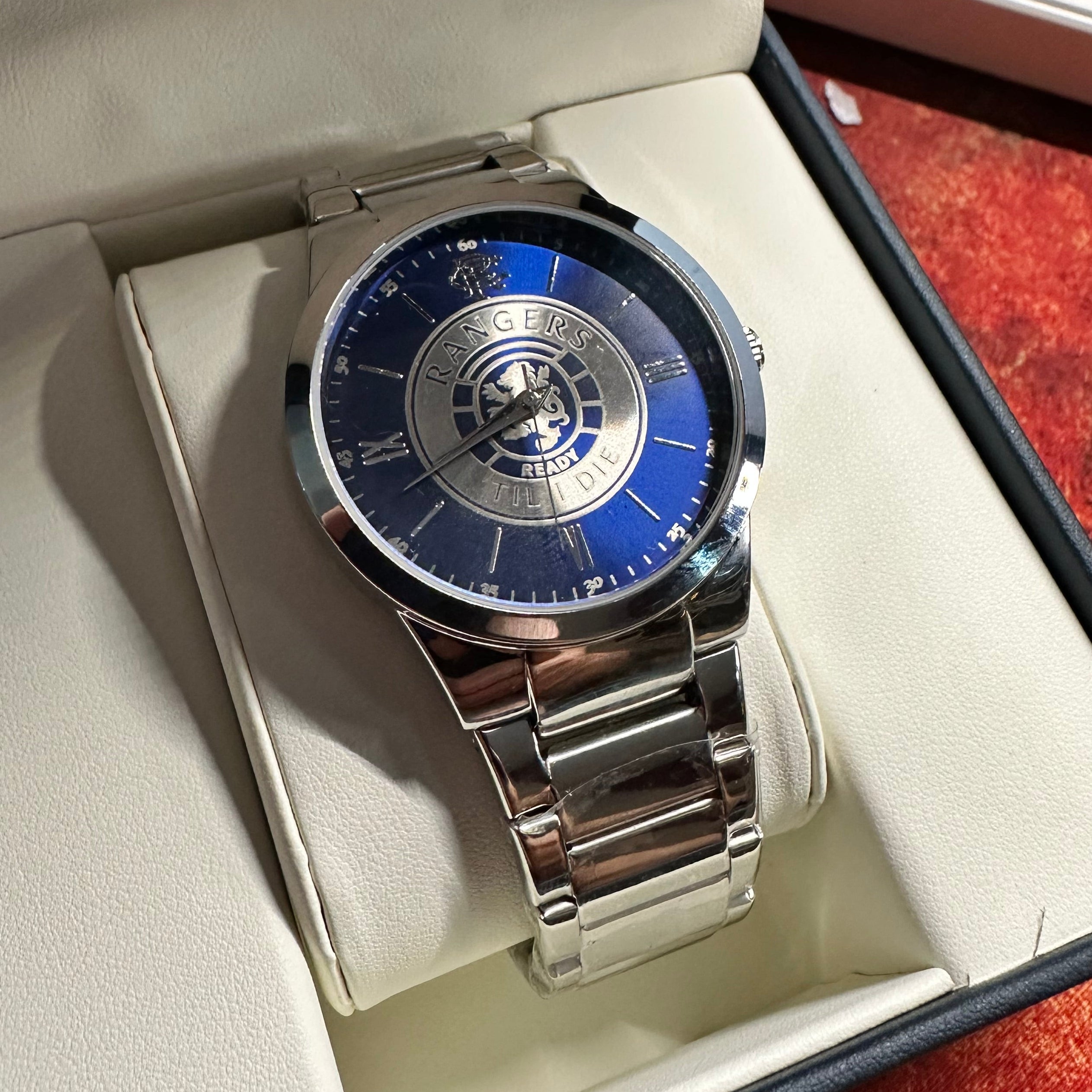 Glasgow Rangers Til I Die aye-ready designer watch