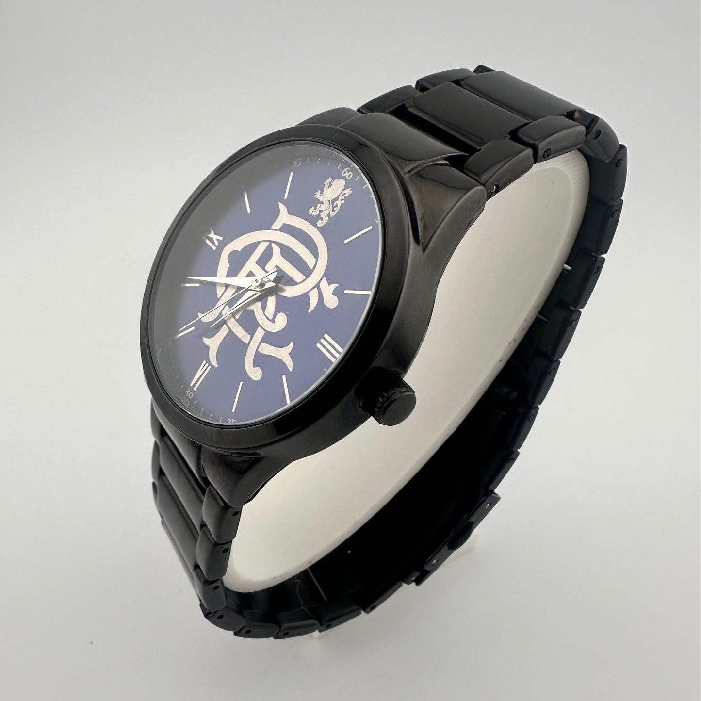 Glasgow Rangers FC aye-ready Black edition designer watch