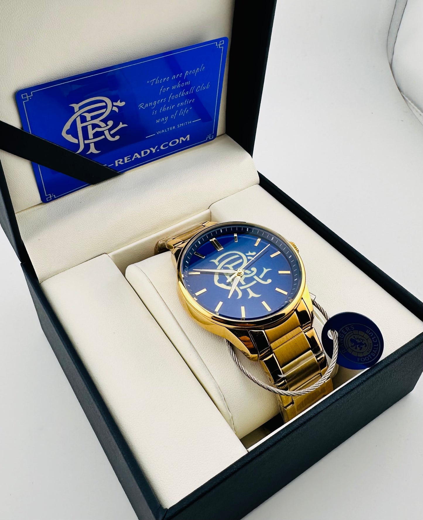 Glasgow Rangers FC aye-ready Walter Smith Special watch by fossil watches