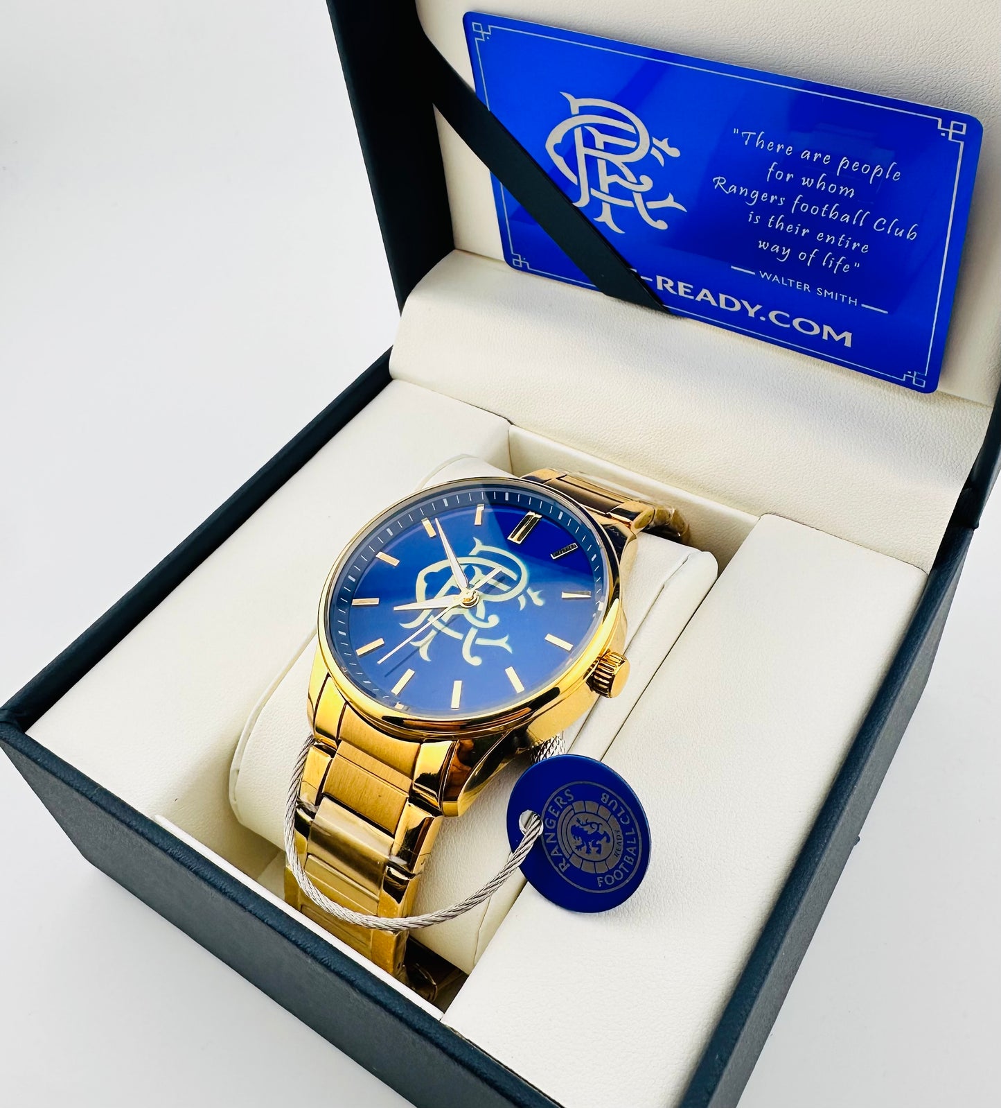 Glasgow Rangers FC aye-ready Walter Smith Special watch by fossil watches