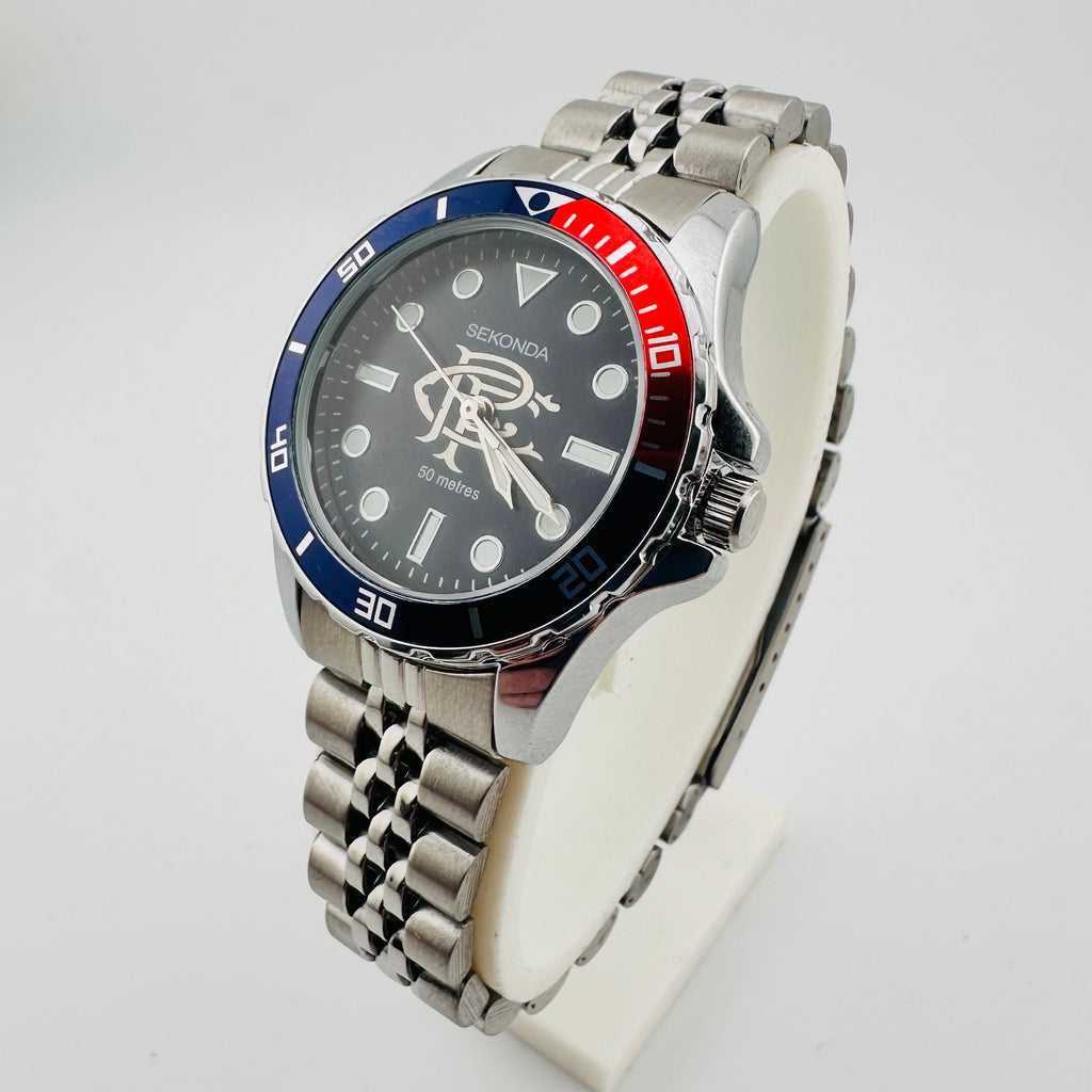 GLASGOW RANGERS DAD AND LAD WATCH COMBO EMPORIO ARMANI SEKONDA