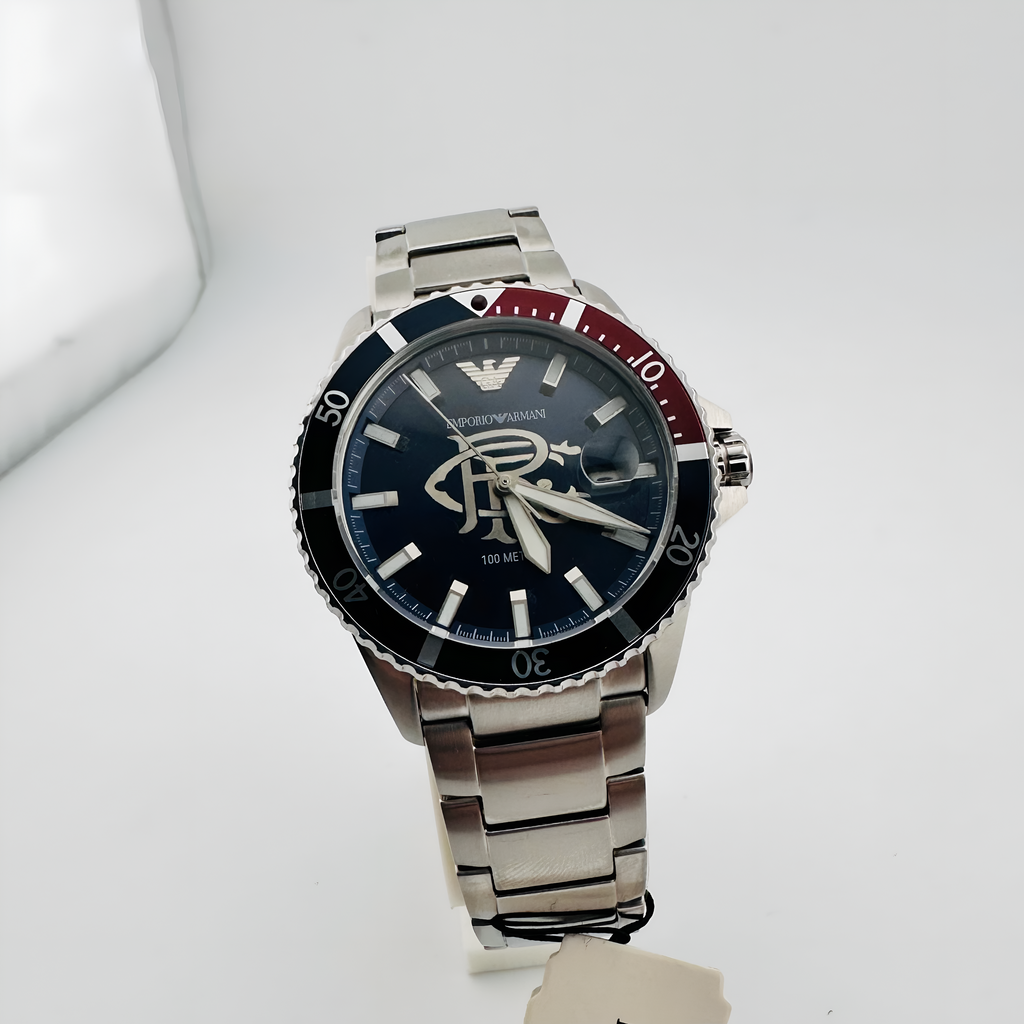 GLASGOW RANGERS DAD AND LAD WATCH COMBO EMPORIO ARMANI SEKONDA