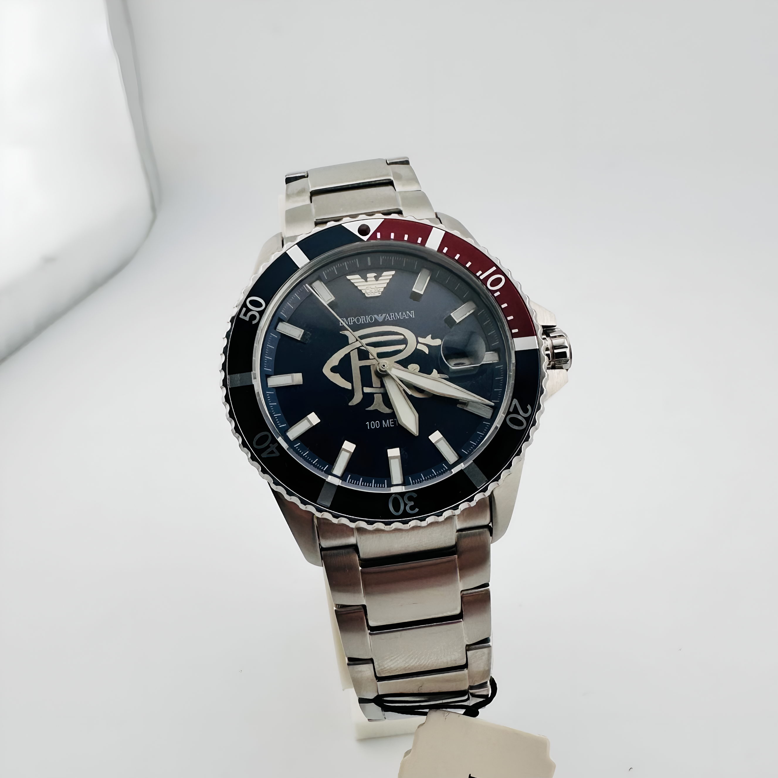 GLASGOW RANGERS DAD AND LAD WATCH COMBO EMPORIO ARMANI SEKONDA