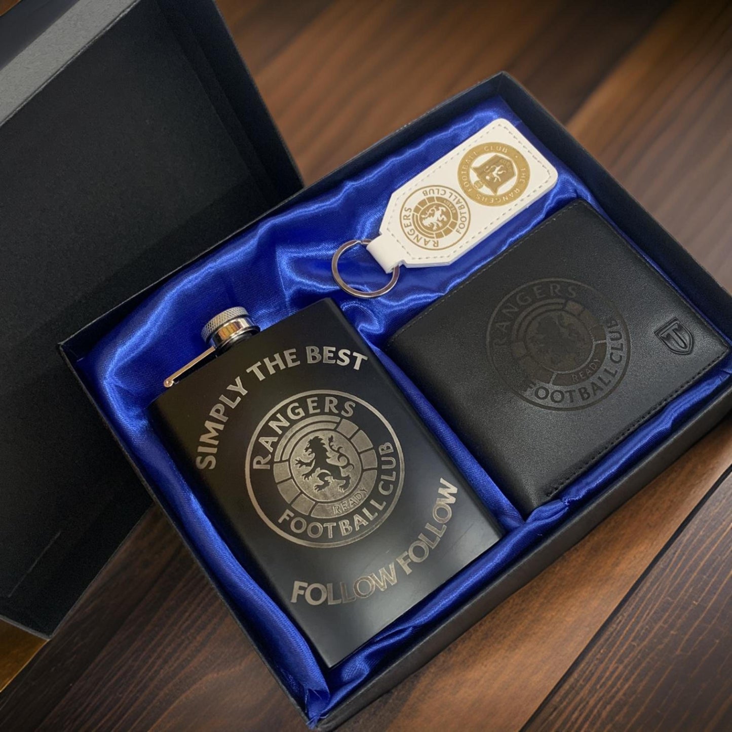 glasgow rangers wallet gift set for gameday