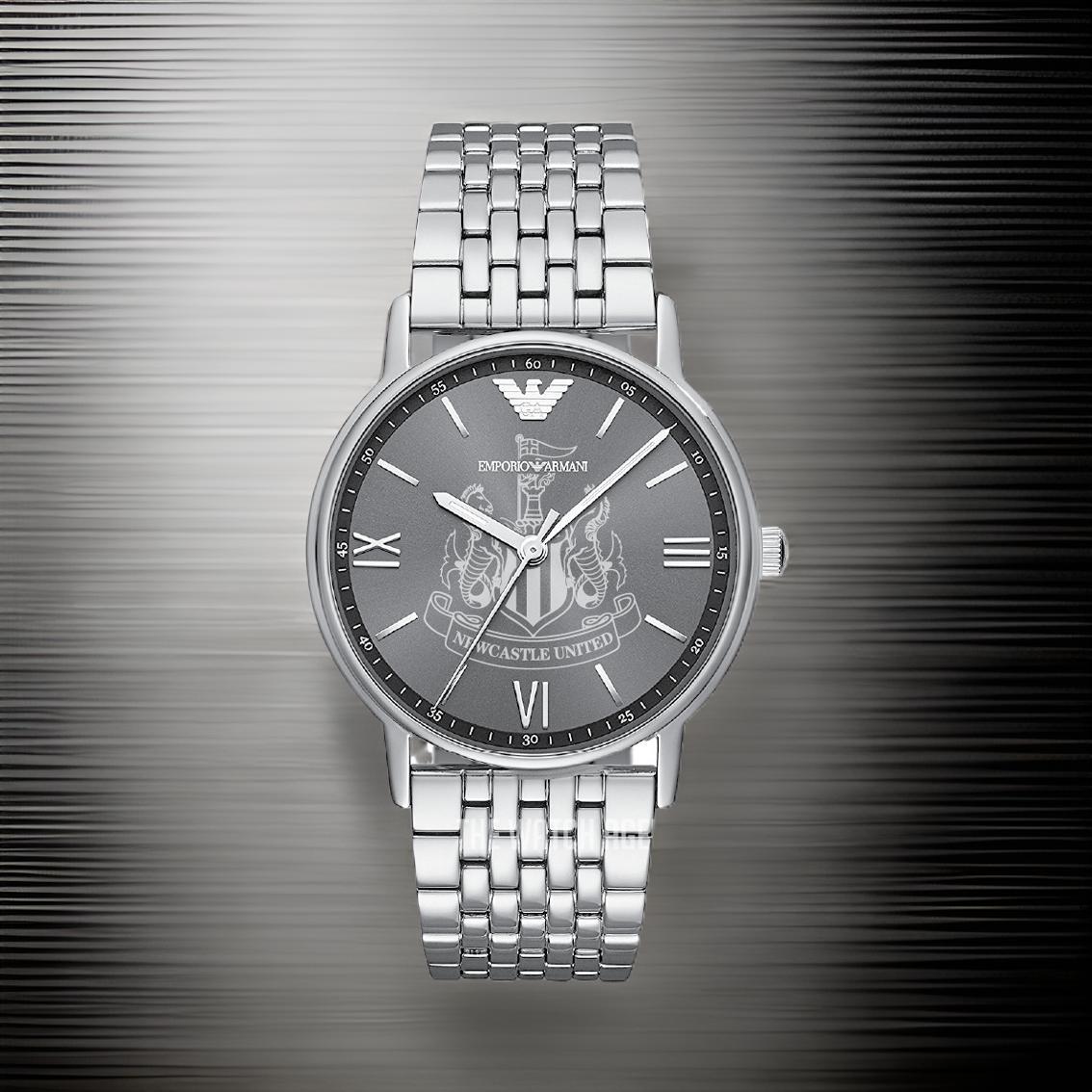 Newcastle United FC x Emporio Armani Men’s Designer Watch – Premium style for true NUFC fans. A must-have collector’s piece!