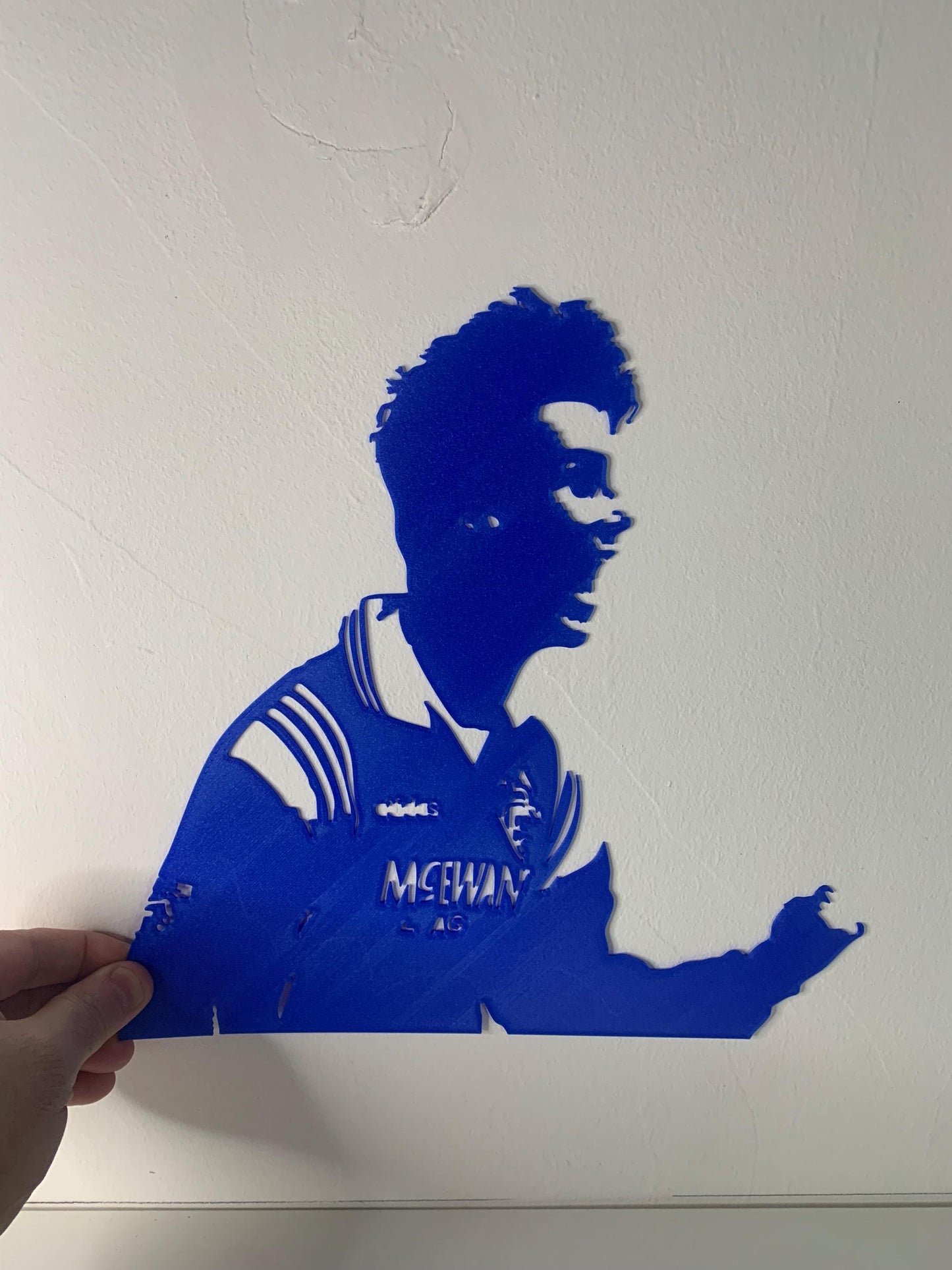 Brian Laudrup 3D Printed Rangers Wall Art – Glasgow Rangers FC Legend -RFC-Custom Gift- Icons of Ibrox