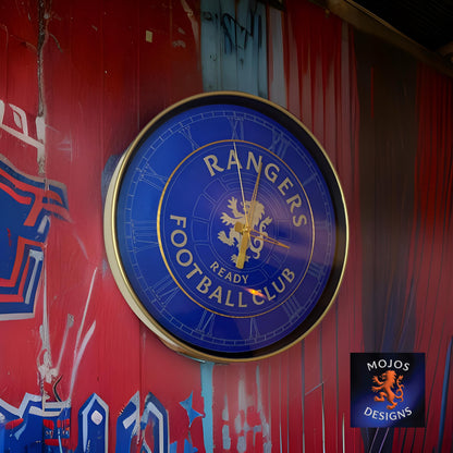 Glasgow Rangers fc custom Wall Clock – Unique and hand made rangers football club