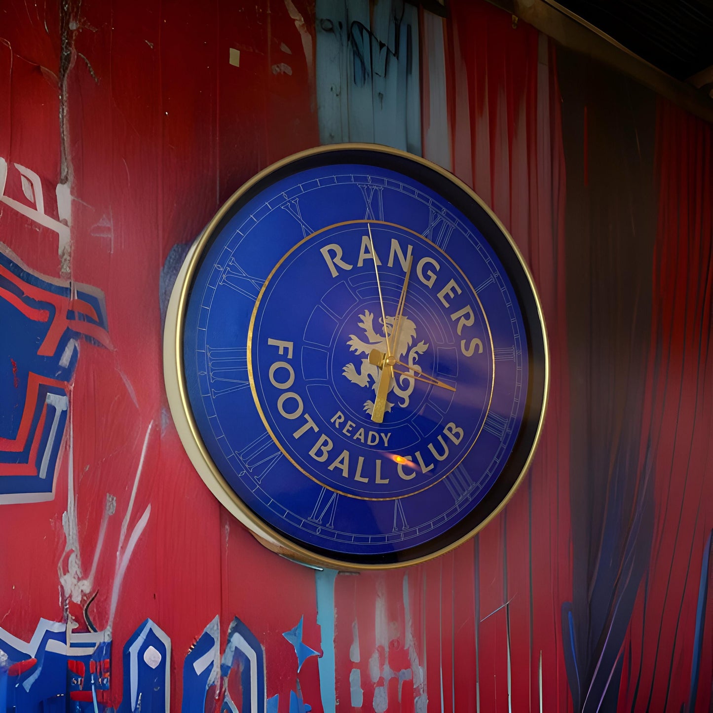 Glasgow Rangers fc custom Wall Clock – Unique and hand made rangers football club