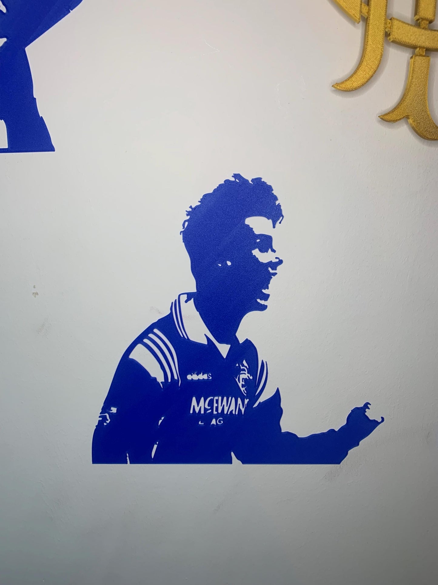 Brian Laudrup 3D Printed Rangers Wall Art – Glasgow Rangers FC Legend -RFC-Custom Gift- Icons of Ibrox