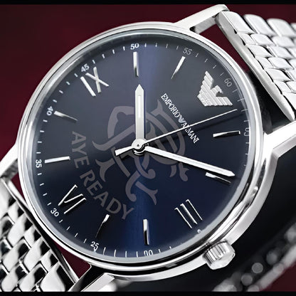 Glasgow Rangers Emporio Armani watch Engraved