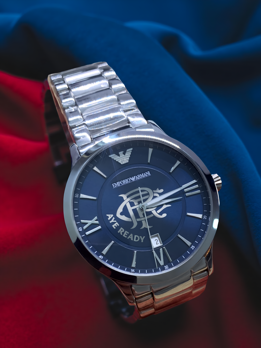 Glasgow Rangers FC Emporio Armani Designer Watch