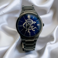Glasgow Rangers FC aye-ready Black edition designer watch